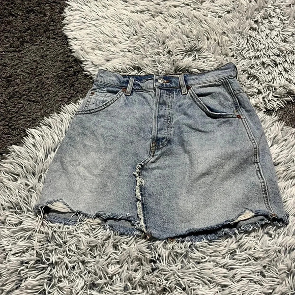 WE the free denim skirt size 25 - Picture 1 of 14